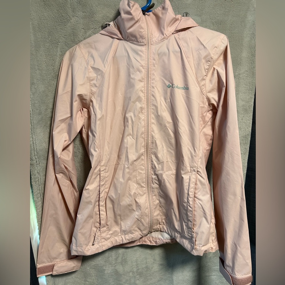 Pink Columbia Rain Jacket